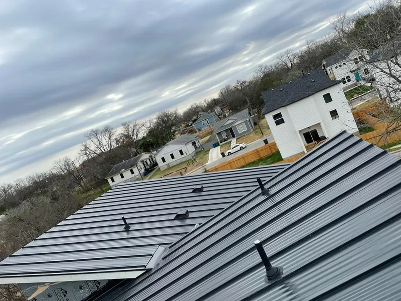 Standing seam metal roof panels with vents for Skylight Repair in Upper Hanover